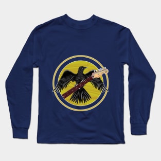 Black Raven Strat guitar Long Sleeve T-Shirt